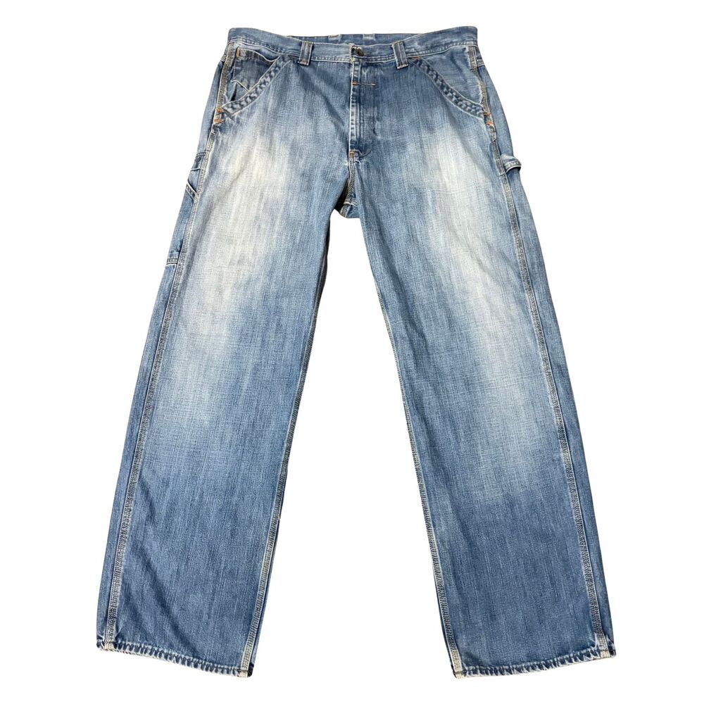 Ralph Lauren Polo Jeans Mens 38x34 Wyatt Carpenter Loose Fit Straight Leg Y2K